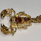 Stunning Scorpion Crystal Brooch