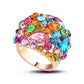 Vintage Gems CZ Boho Baguette Ring