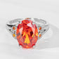 Sensational Sunset Sparkling Zircon Ring