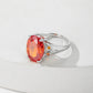 Sensational Sunset Sparkling Zircon Ring