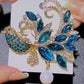 “Bird Of Paradise” Rhinestone Brooch