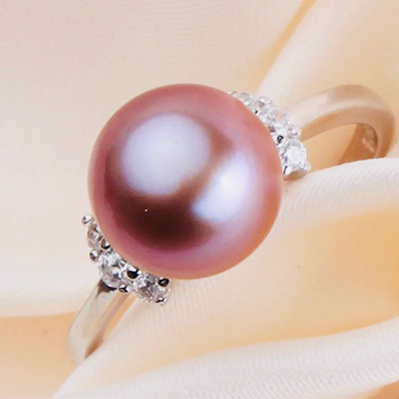 Imitation Pearl AAA Zircon Ring