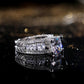 Luxury Zirconia Crystal Engagement Ring