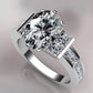 Triple CZ Stone Micro-Paved Brilliant Ring