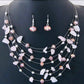Bohemian Multi-layer African Beaded Necklace & Earring Set