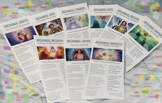 9 Archangel Access Cards - KNOW YOUR ANGELS