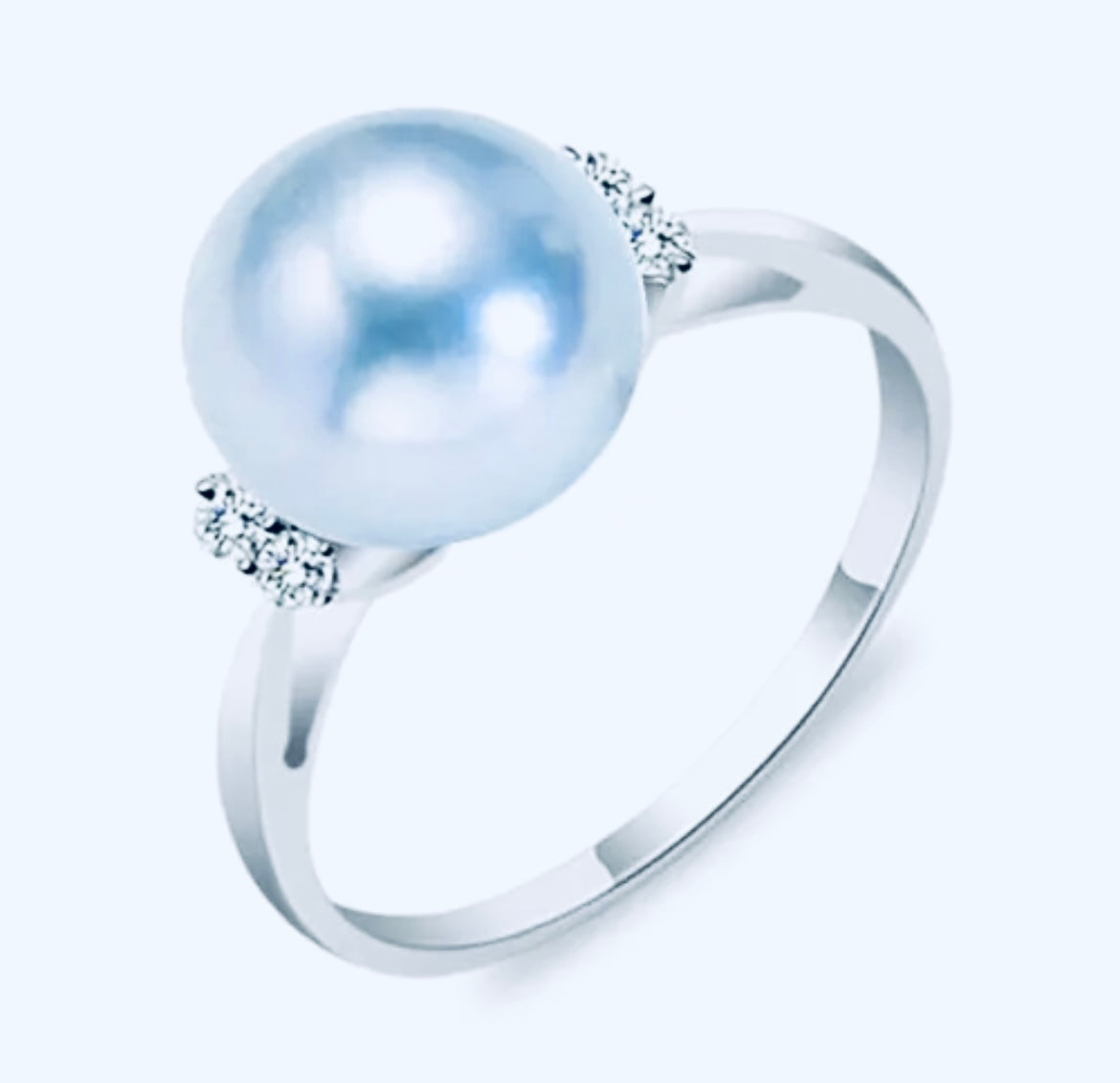 Imitation Pearl AAA Zircon Ring