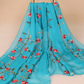 Embroidered Chiffon Scarves