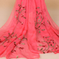 Embroidered Chiffon Scarves