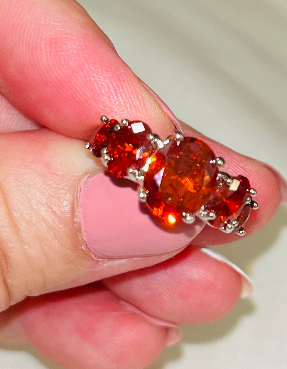 Firestarter 5-Stone CZ Ring