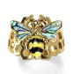 “Save the Bees” Honeycomb Ring
