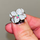 Frosted Poinsettia Ring