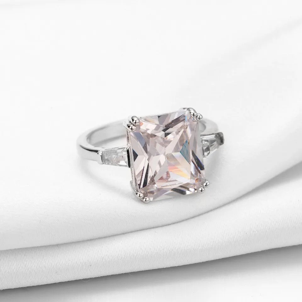 Princess Cut Square Engagement Ring