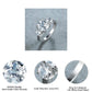 Luxury Zircon Crystal Engagement Ring