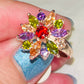 Mona Lisa Flower Ring