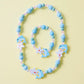 Colourful Wooden Necklace & Bracelet Set