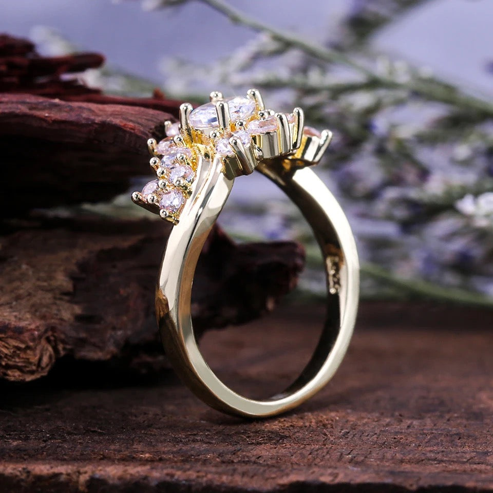 Floral Cascade Ring