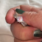 Luxury White Zircon Stone Ring