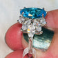 Ocean Engagement CZ Engagement Ring