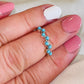 Dainty “Turquoise Bubbles” Ring