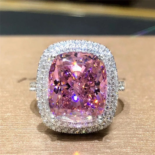 Pretty in Pink CZ Ring