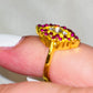 Pink & White Dainty Ring