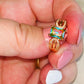 Rose Gold Square Cut Topaz Ring