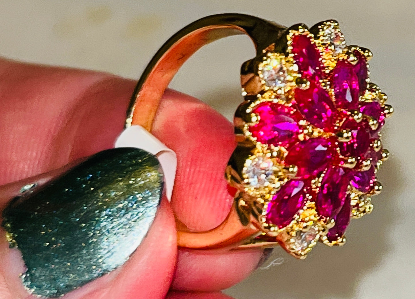 Fabulously Fuchsia Party Ring