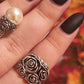 Vintage Rose Bouquet Flower Ring
