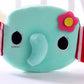 Short Plush Zippered Coin Purse