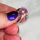 Pink Solitaire 925S Engagement Ring