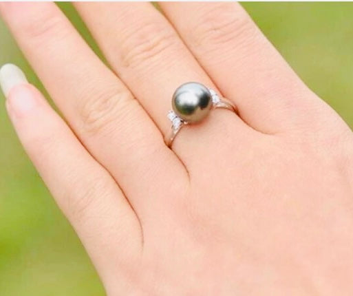 Imitation Pearl AAA Zircon Ring