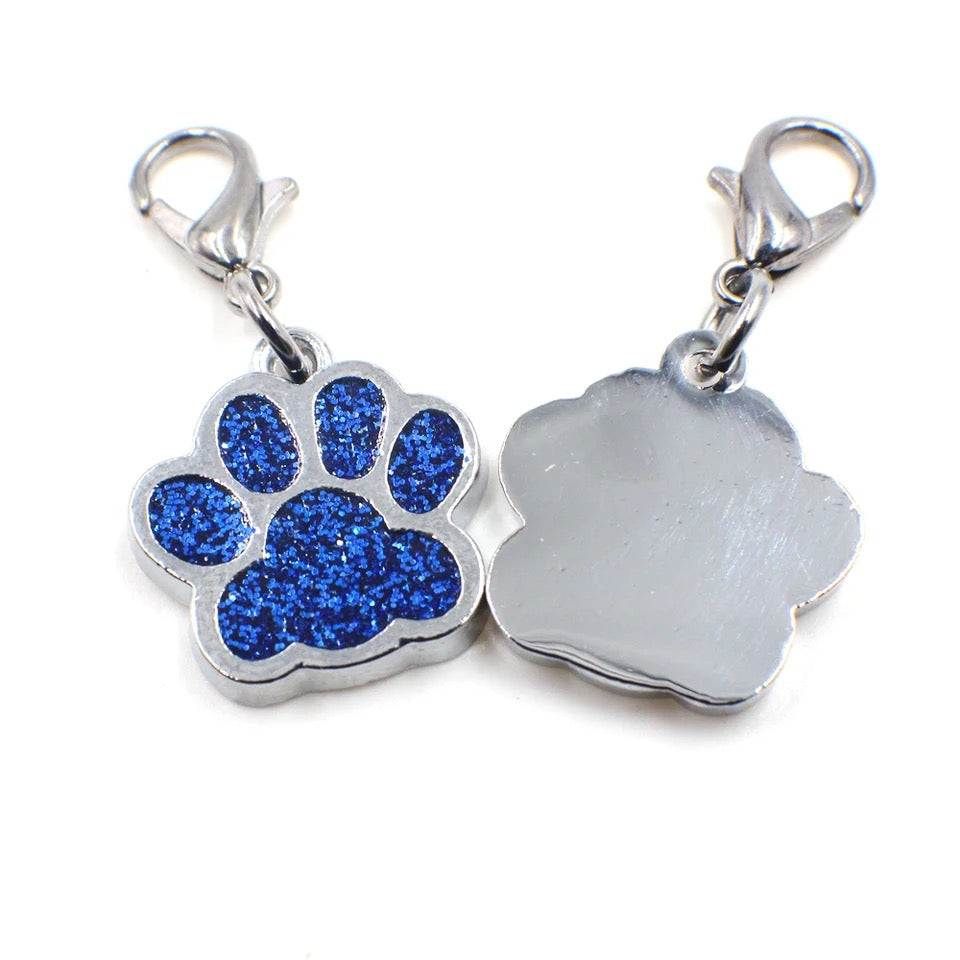 Paw Print Pet Charms