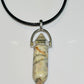 Natural Stone Hexagonal Pendulum Pendant