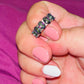 925 Silver 5-Stone Rainbow Topaz Ring