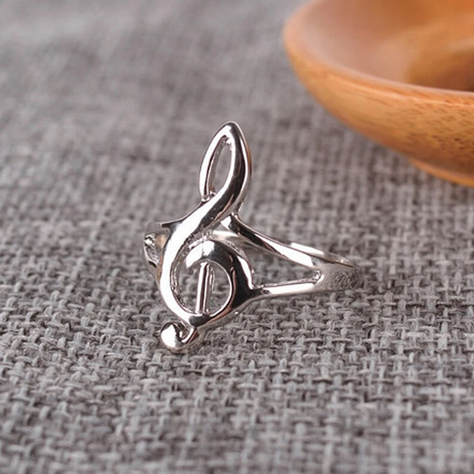 Treble Clef Ring