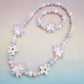 Colourful Wooden Necklace & Bracelet Set