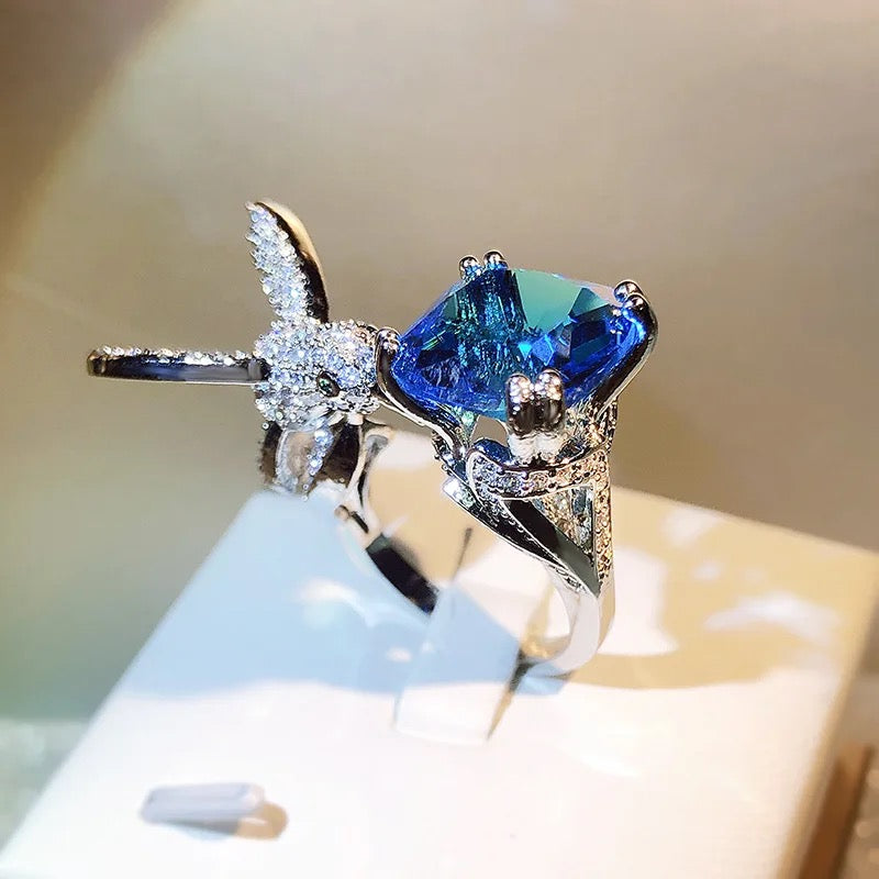 Hummingbird CZ Ring