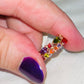 Mona Lisa Multi-Colour Zircon Ring