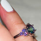 Violet CZ Topaz Ring