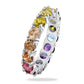 Round Cubic Zirconia Rainbow Ring