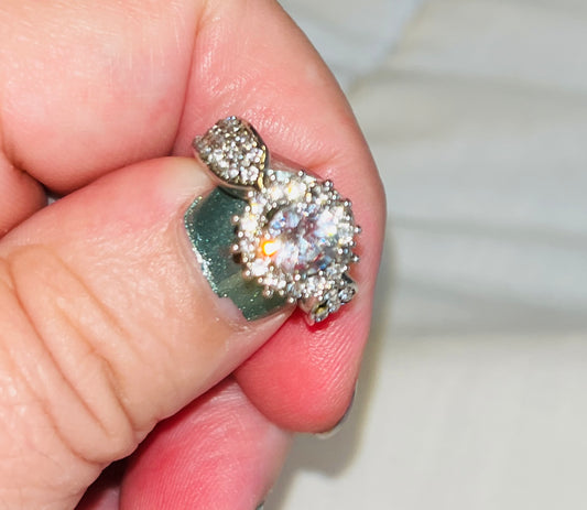 Sophisticated CZ Flower Ring