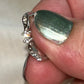 Vintage Leaf Shape Crystal Ring