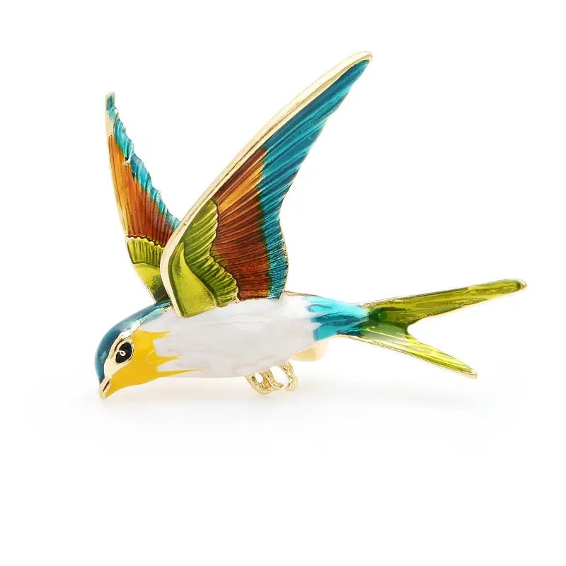 Swallow Brooch