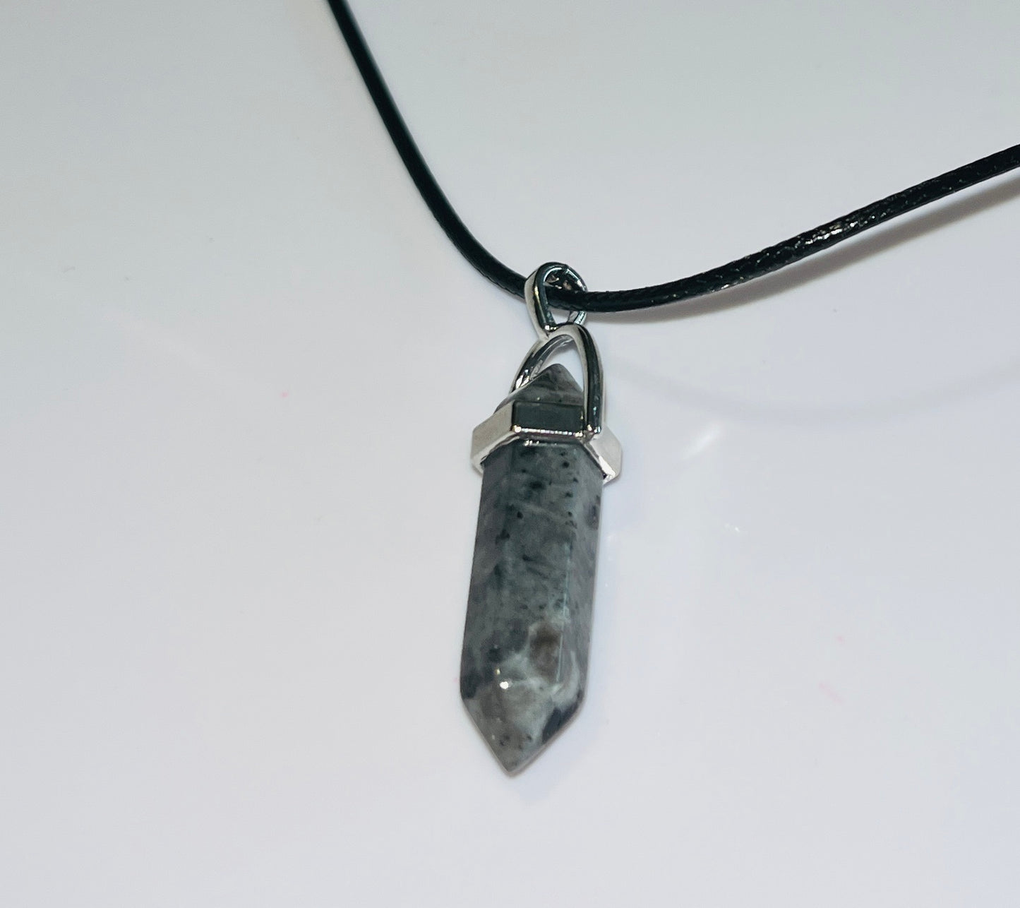 Natural Stone Hexagonal Pendulum Pendant