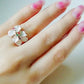 Frosted Poinsettia Ring