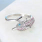 Crystal Dolphin Ring