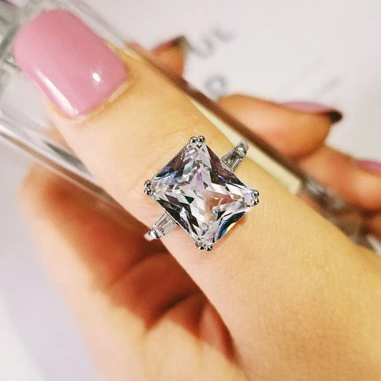 Princess Cut Square Engagement Ring