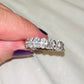 Oval Cubic Zirconia Eternity Band