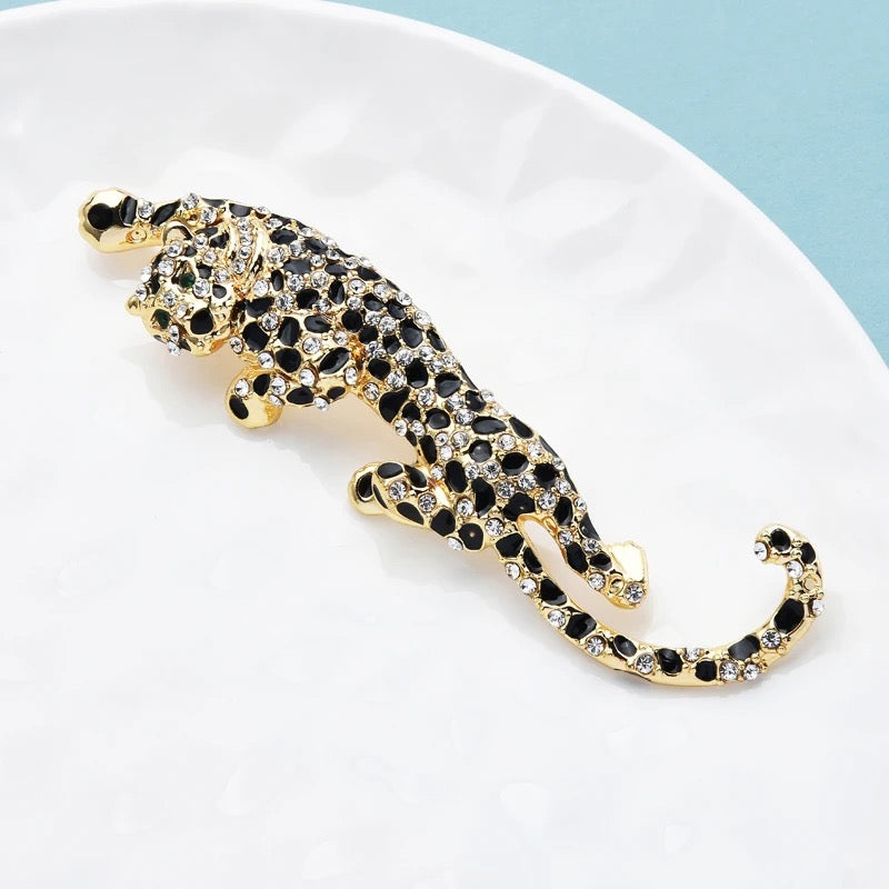 Climbing Leopard Brooch & Pendant